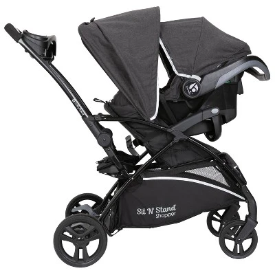 Baby Trend Sit N' Stand 5-in-1 Shopper Stroller Travel System - Gray 5 Baby Trend Sit N' Stand 5-in-1 Shopper Stroller Travel System - Gray - Image 3