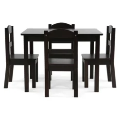 5pc Kids' Wood Table And Chair Set - Humble Crew