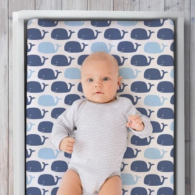 The Peanutshell Nautical Changing Pad Cover For Boys, 3-Pack 4 The Peanutshell Nautical Changing Pad Cover For Boys, 3-Pack - Image 2