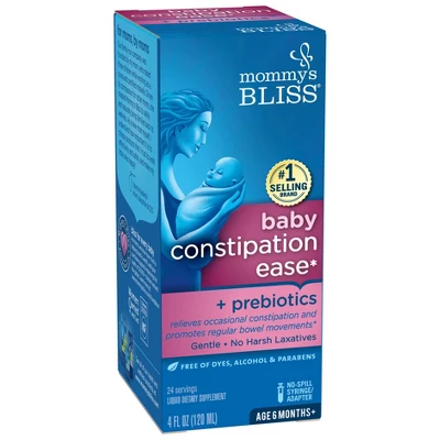 Mommy’s Bliss Mommy's Bliss Baby Constipation Ease + Prebiotics - 4oz (24 Servings) 4 Mommy’s Bliss Mommy's Bliss Baby Constipation Ease + Prebiotics - 4oz (24 Servings) - Image 2