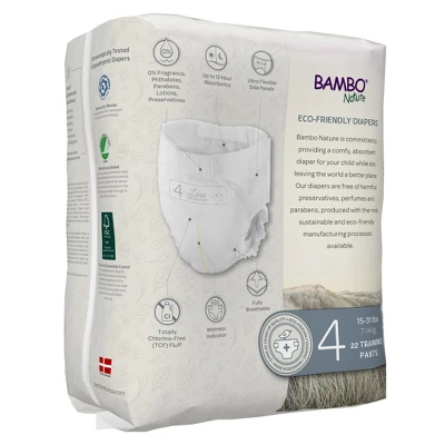 Bambo Nature Dream Unisex Training Pants, Size 4 3 Bambo Nature Dream Unisex Training Pants, Size 4