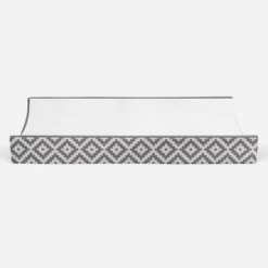 Bacati - Love Gray/White Diamond Plush Changing Pad Cover -Baby Furniture Store GUEST ee3a1d3b 6a55 43e4 b714 648d05e46fbf