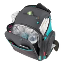 Fisher Price Fisher-Price Kaden Backpack Diaper Bag - Aqua/Gray -Baby Furniture Store GUEST ef34c616 8931 487d bb9a a85828722448