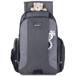 Eddie Bauer Rocky Back Pack Diaper Bag - Gray -Baby Furniture Store GUEST f0ee71c9 e075 4397 bc03 f3faaebc470c