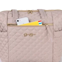Jessica Simpson Quilted Tote - Taupe 15 Jessica Simpson Quilted Tote - Taupe -Baby Furniture Store GUEST f1e0153b 2193 4661 ad25 42d60225d7fe
