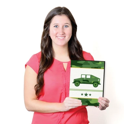 Big Dot Of Happiness Camo Hero - Army Military Camouflage Nursery Wall Art And Kids Room Decorations - Gift Ideas - 7.5 X 10 Inches - Set Of 3 Prints 6 Big Dot Of Happiness Camo Hero - Army Military Camouflage Nursery Wall Art And Kids Room Decorations - Gift Ideas - 7.5 X 10 Inches - Set Of 3 Prints - Image 4