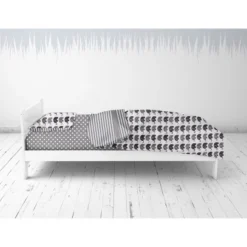 Bacati - Elephants White/Gray 4 Pc Toddler Bedding Set -Baby Furniture Store GUEST f5ed53f9 b08c 4e9c 9b51 eccc07c80c07