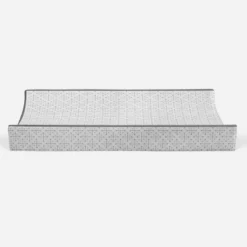 Bacati - Love Quilted Muslin Changing Pad Cover Gray -Baby Furniture Store GUEST f6fc56ef 2943 494f b0c7 4bdb494e16ab