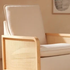 Babyletto Sumba Swivel Glider With Cane - Performance Cream Eco-Weave/Light Wood Base 11 Babyletto Sumba Swivel Glider With Cane - Performance Cream Eco-Weave/Light Wood Base -Baby Furniture Store GUEST f8bf8c3a 7904 4e54 9a26 ae05ee47d3d1