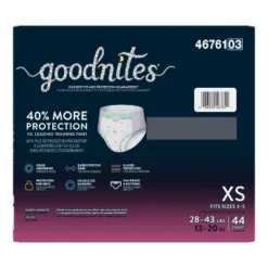 Goodnites Girls' Nighttime Bedwetting Underwear - (Select Size And Count) 20 Goodnites Girls' Nighttime Bedwetting Underwear - (Select Size And Count) -Baby Furniture Store GUEST fa070a85 a1b3 4951 a778 86b897173c84