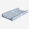 Bacati - Liam Aqua/Navy Large Triangles Quilted Muslin Changing Pad Cover -Baby Furniture Store GUEST fea5ec6d bf49 42f3 b51b 522041860d00