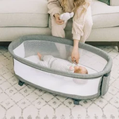 Baby Delight Beside Me Nova Deluxe Bedside Bassinet -Baby Furniture Store GUEST ffd0cd0a 9036 486a 8eda a36a797676c9